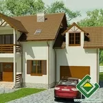 Строительство панельно-каркасных домов под ключ (СИП-панели) 205, 8 м2