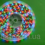 Гибкая светодиодная лента многоцветная 12v RGB 3528/60 5м.