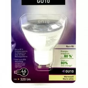 L15-990205,  LED лампочка LIVARNORUX GU10,   белый-прозрачный
