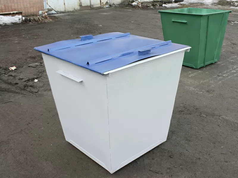 Продам мусорный бак 0, 75 м.куб. толщиной 2, 0 мм 3